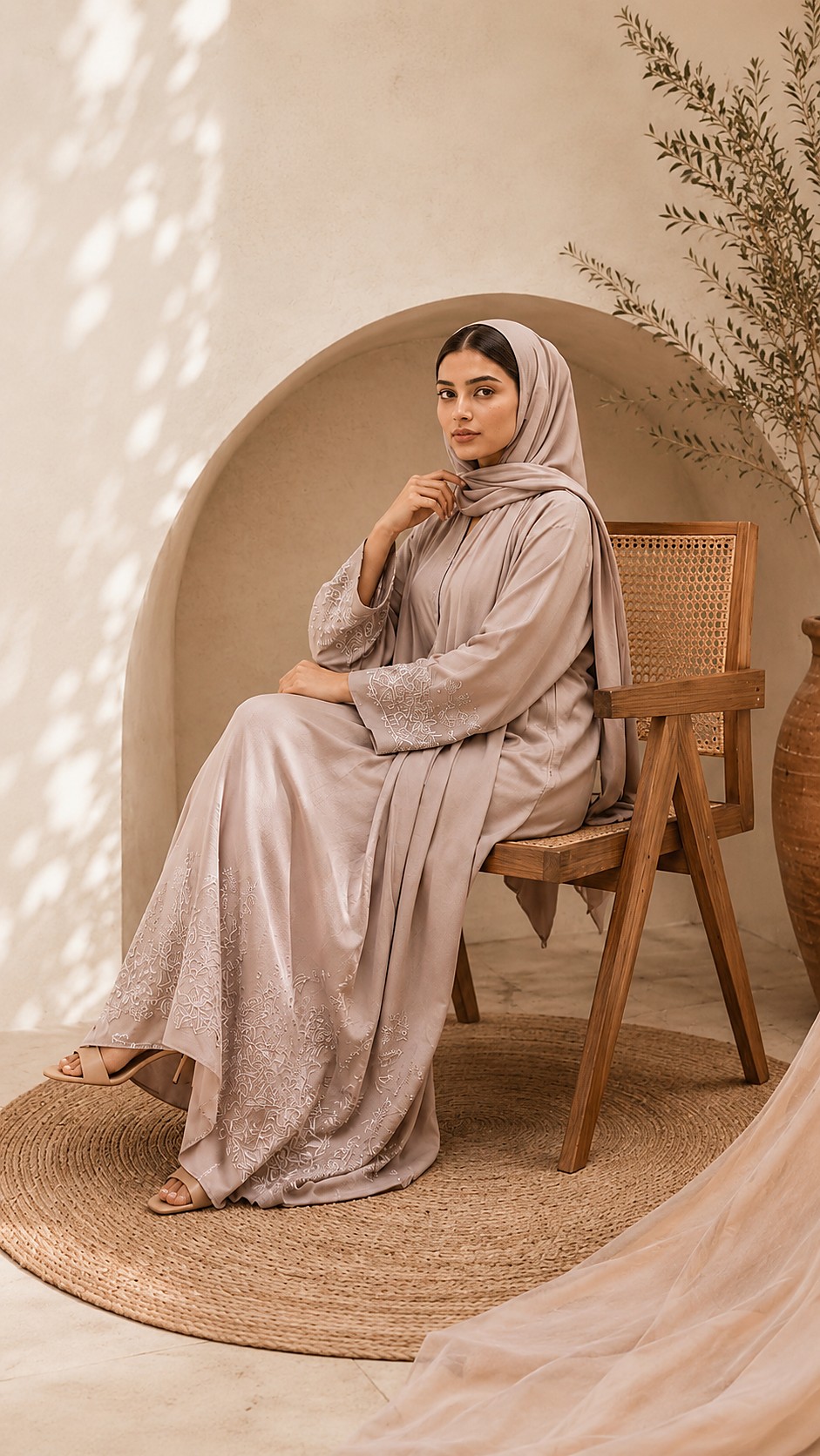 Modest abayas and kaftans from AuraWeaves